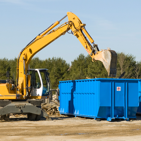 what size residential dumpster rentals are available in Manheim NY